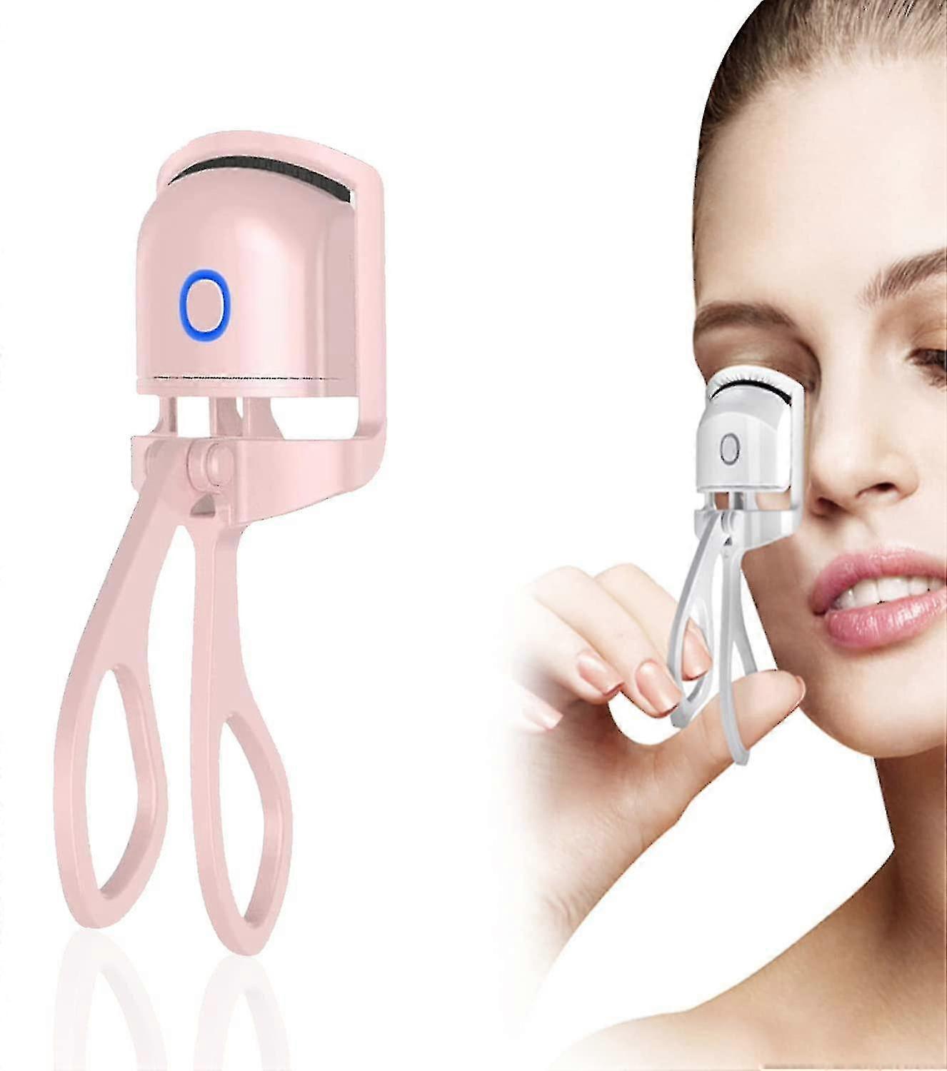 Recourbe-cils chauffant électrique, Recourbe-cils chauffant, Recourbe-cils chauffant rechargeable, 2 modes de température réglables, Recourbe-cils pour tous les yeux
