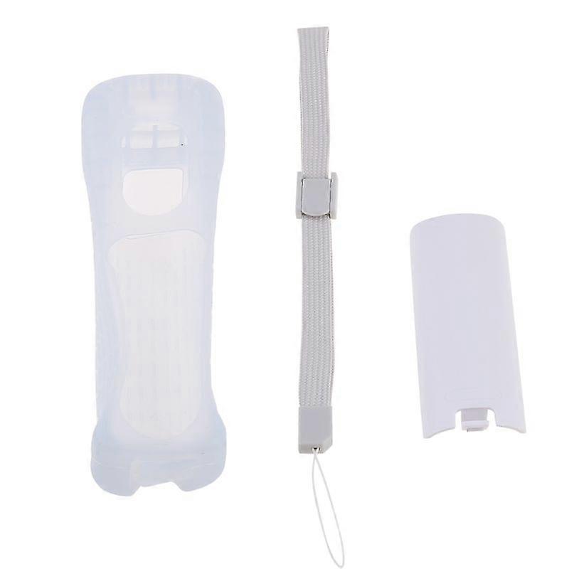 for Wii Silicone Case Cover with Hand Strap for Wii Remote Controller