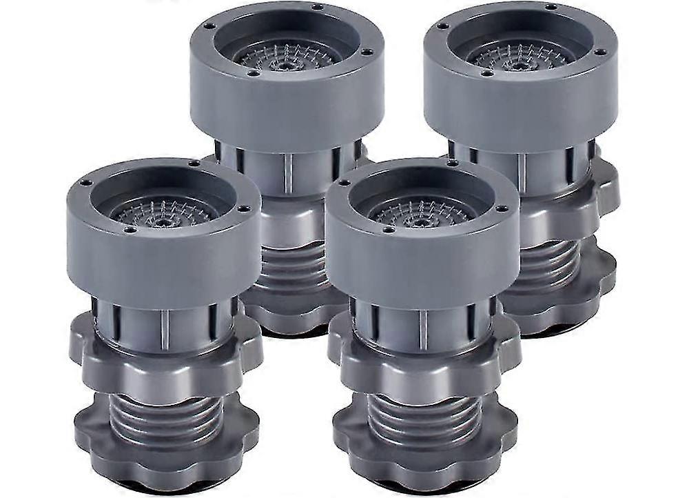 4 Pcs Adjustable Height Washing Machine Support, Anti Vibration Washing Machine Foot Pad, Noise Cancelling Non-slip