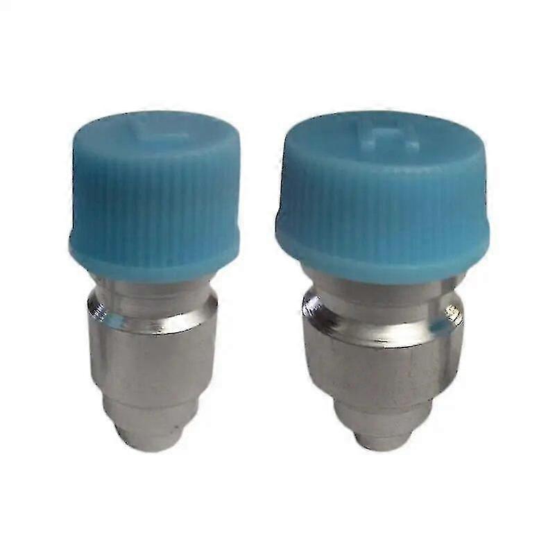 2pcs Car Universal R134a High Low Side Service Port With JRACore Caps Use For Car A/C Air Conditioning Pipeline