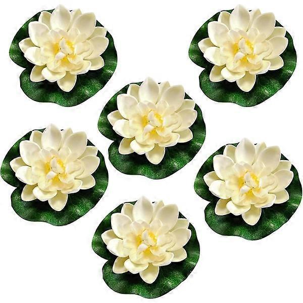 Pack Floating Flowers, Lotus Water Lilies, Artificial Water Lilies, Foam Decoration, Floating Water Lilies
