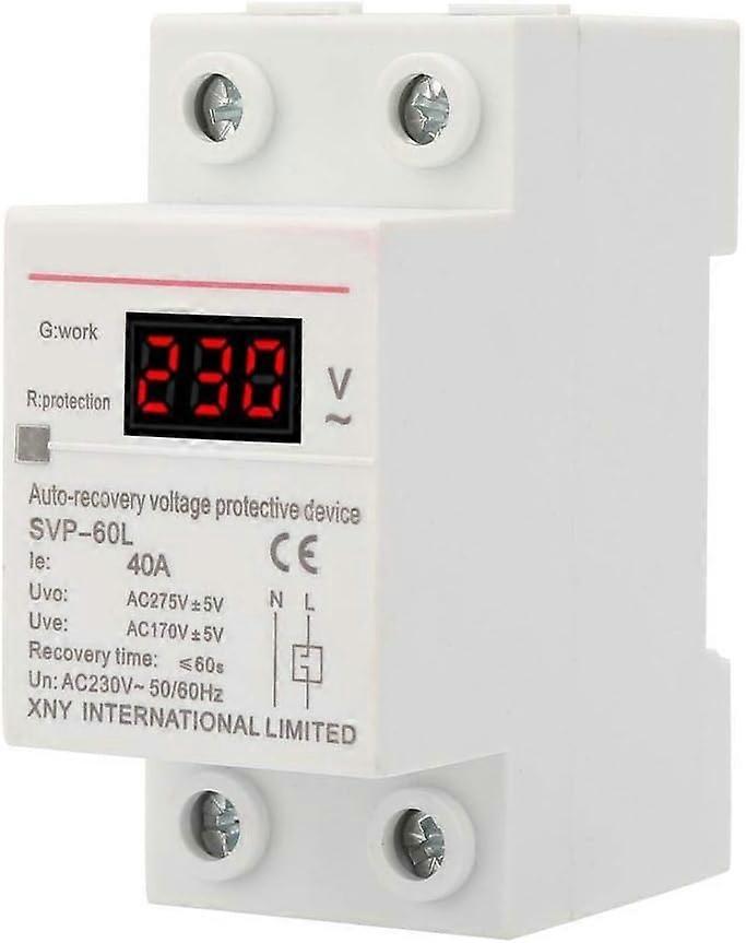 TCGG-Dhrs Automatic Recovery Overvoltage and Undervoltage Protection Device with Voltage Display and Indicator Light Rail Protection Device