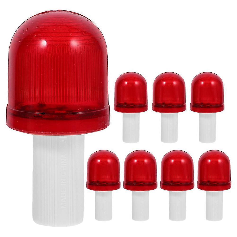 8pcs Traffic Light Stop Light Warning Light Emergency Lighting Strobe Light Decor