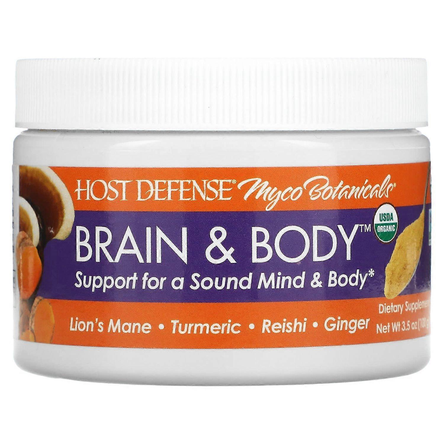 Host Defense, MycoBotanicals, Brain & Body, 3.5 oz (100 g)
