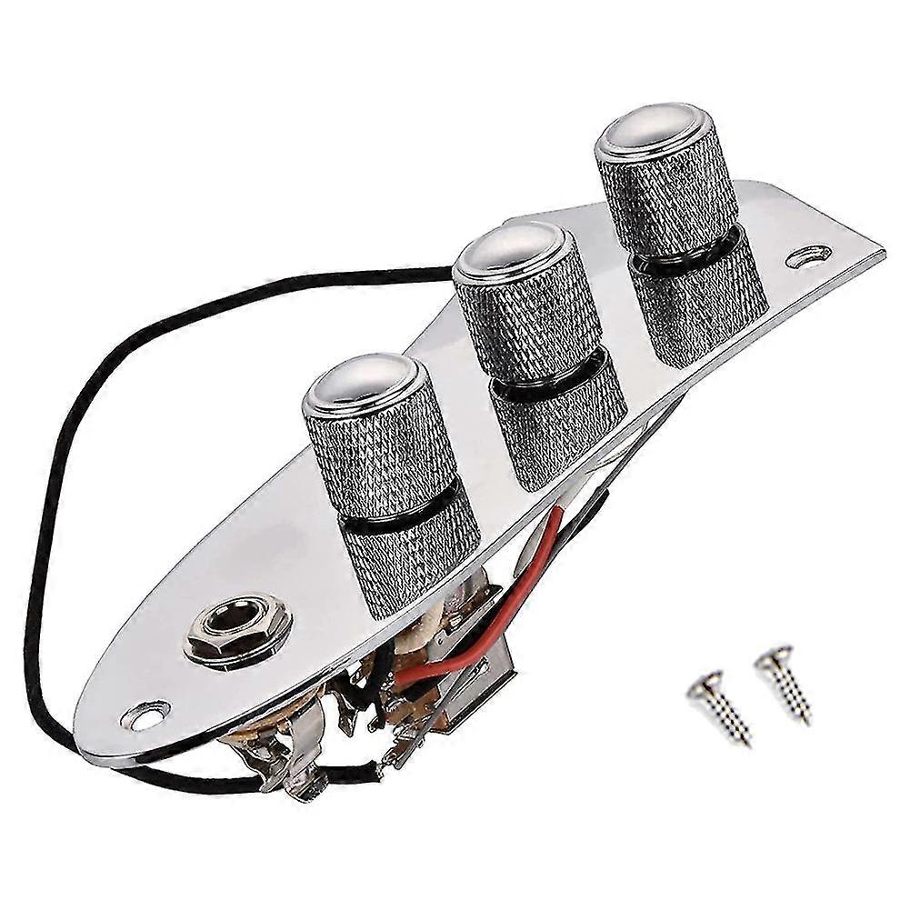 لوحة التحكم السلكية المسبقة لموسيقى الجاز باس الغيتار ، تحميل J باس لوحة التحكم مع الأسلاك تسخير دفع بو