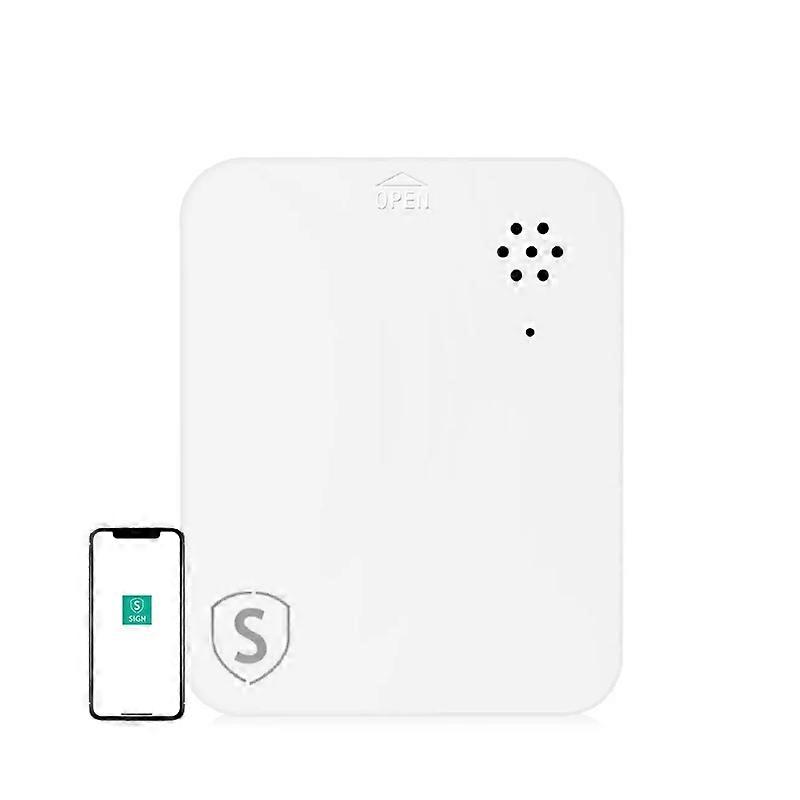 Smart Home WiFi Waterleksensor - Wit