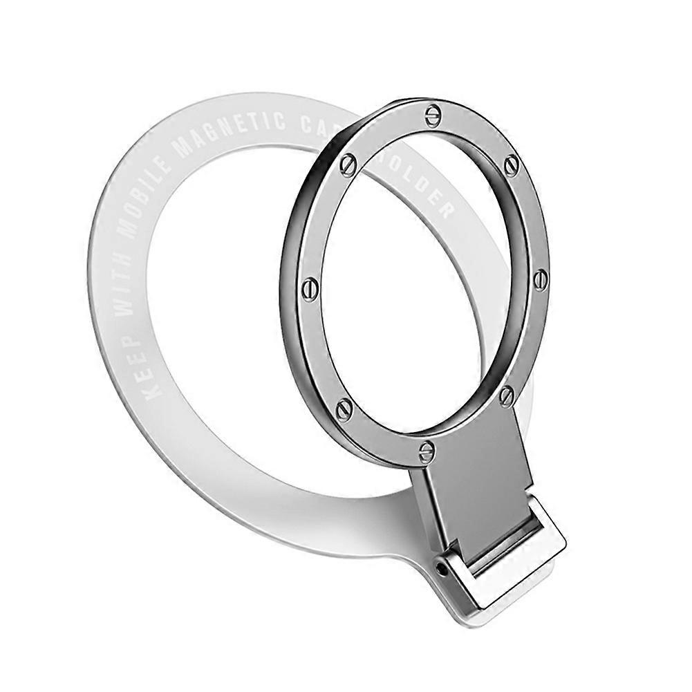 Magnetic Phone Rings Holder Finger Kickstand Adhesive Phone Stand Metal Phone Support