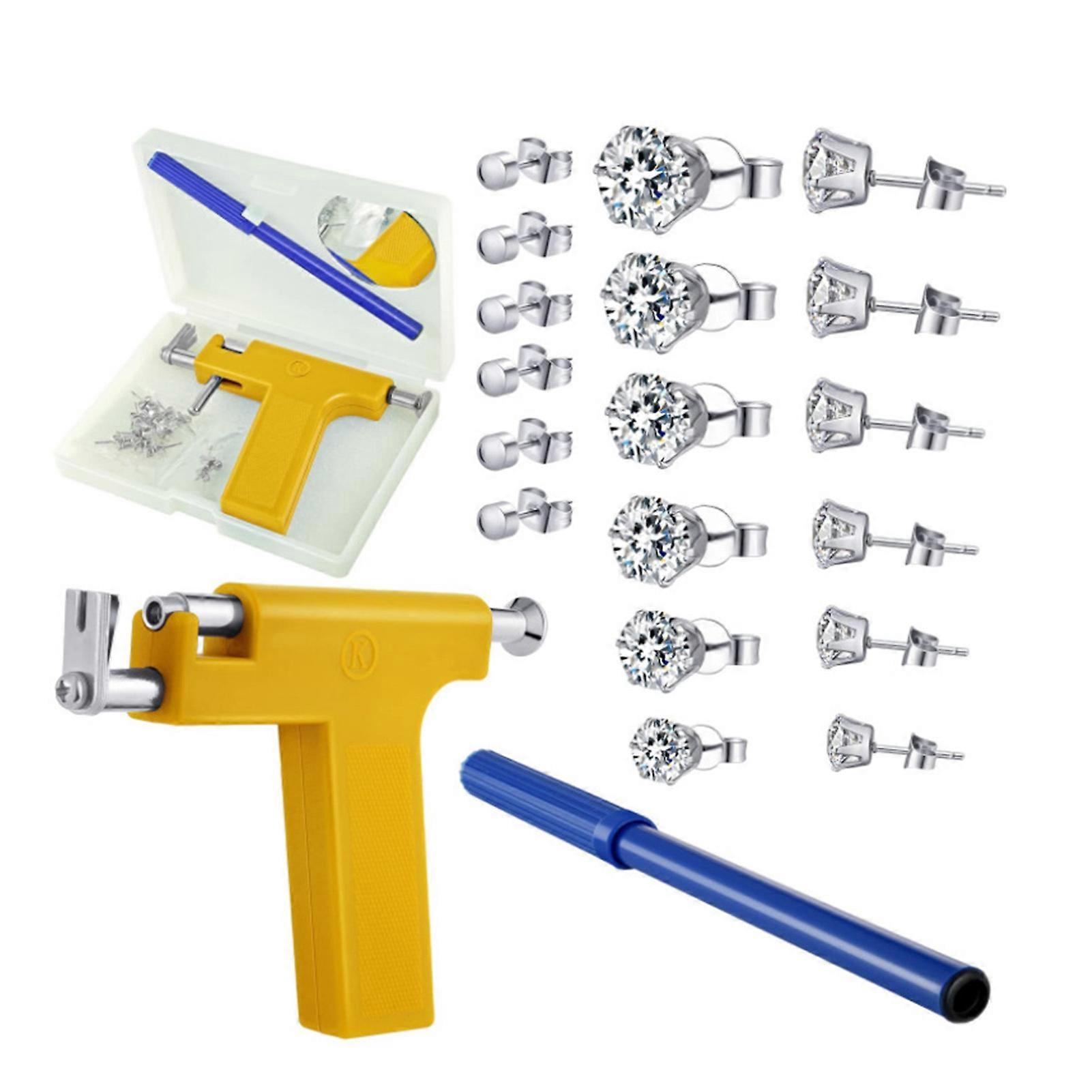 Ear Piercing Tool Kit med rustfritt stål Ear Stud Durable Quick Piercing Machine for Salon Home Piercing
