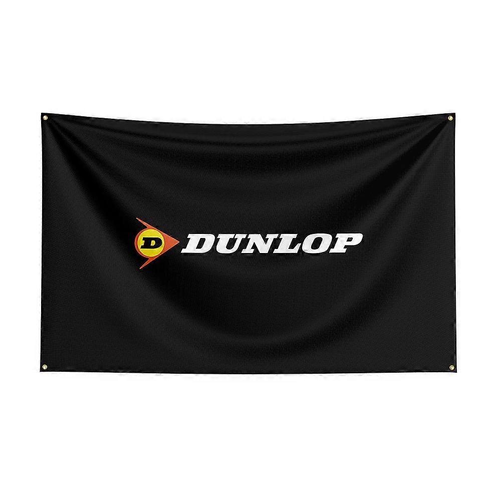 90x150cm Dunlops Flag Polyester Printed Car Parts Banner For Decor
