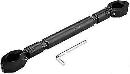 Universal Adjustable Aluminum Alloy Motorcycle Handlebar Clamp Bar (black)