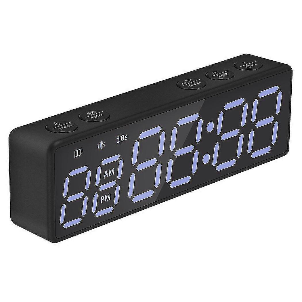 Portable Gym Timer Interval Timer Workout Fitness Clock Countdown/up/stopwatch Magnetic & Usb Recha