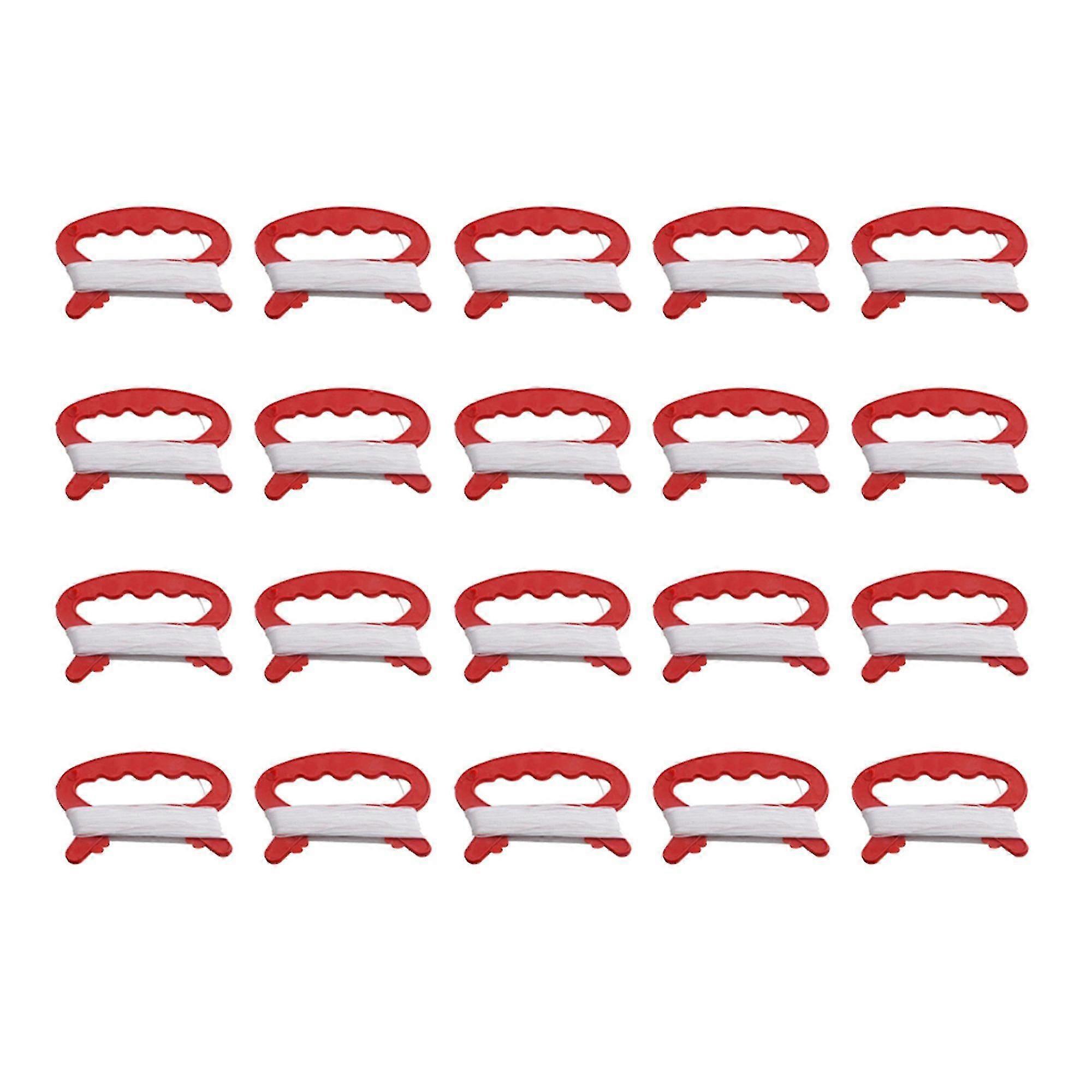 20x Plastic 30m Outdoor Sport Flying Kite Line String With Winder Handle--