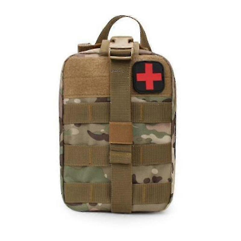 رخوة الحقيبة ، دائم 600d النايلون الحقيبة الطبية التكتيكية ، مزق بعيدا Emt الإسعافات الأولية الحقيبة (حقيبة فقط) التمويه
