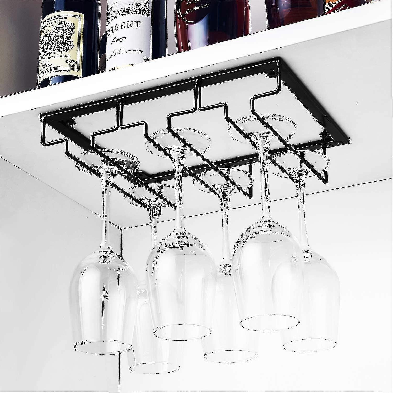 Wine Glass Holder, Cup Holder Wine Cooler, Under Simple Cup Creative Wine Rack Inverted Cup Holder