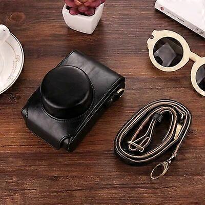 Full Body Precise Fit PU lederen digitale camerabehuizing Bag box Cover Skin voor panasonic LUMIX LX10 LX7 LX5 LX3 ZS80 ZS70 ZS220