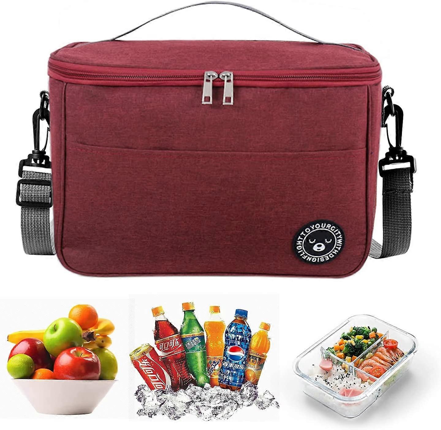 Foldable Cooler Bag, Small Cooler Bag(Red)