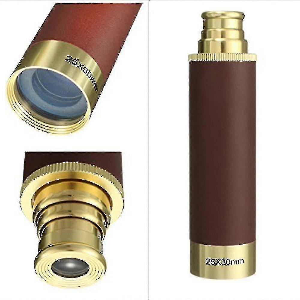25x30 Pirate Brass Telescope