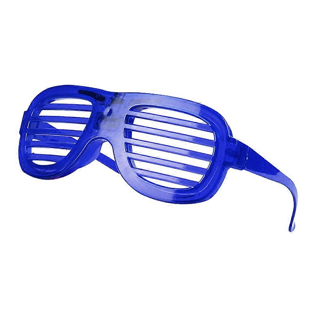 EL Wire Light up Flashing Shutter Glasses Shades Eyewear Toy Party Concert Props KAESI
