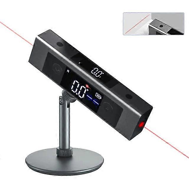 Digital Level Incometer Laser Protractor Angle Ruler Dual-screen Type-c Rechargeable Construction Measurement Tool
