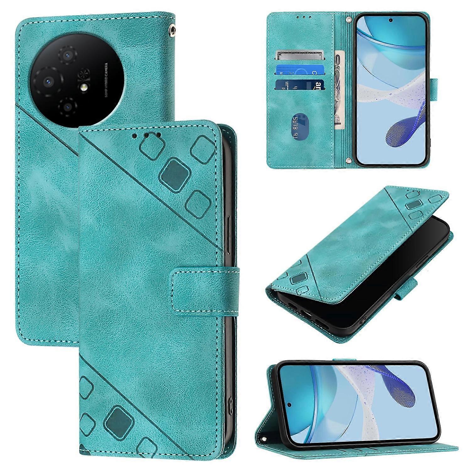 Embossed Leather Case For TCL 50 XL 5G