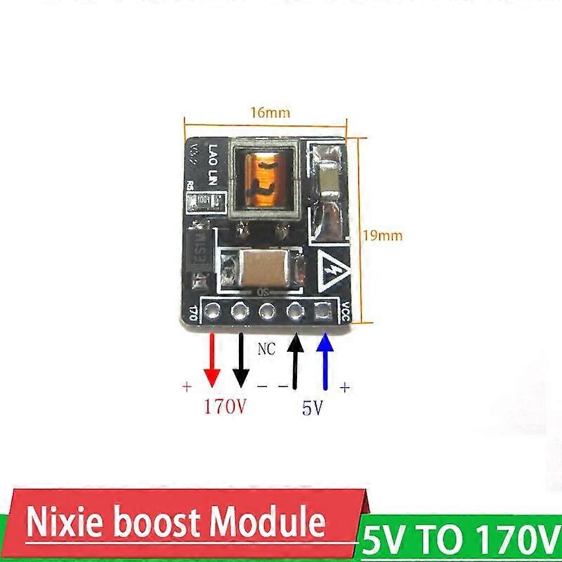 Πίνακας ενότητας παροχής ηλεκτρικού ρεύματος υψηλής τάσης DYKB Nixie υψηλής τάσης ΣΥΝΕΧΈΣ 5V -9V σε 170V για το ρολόι λάμψης Magic Eye IN14 IN12 QS30 IN18