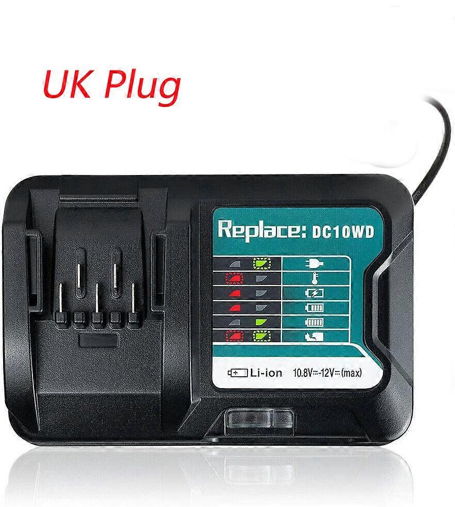 DC10WD Charger Replace for MAKITA battery 10.8V 12V BL1016 BL1040B BL1015B BL1020B BL10DC10SA CL107FDWY CL107DWM AC100-260V