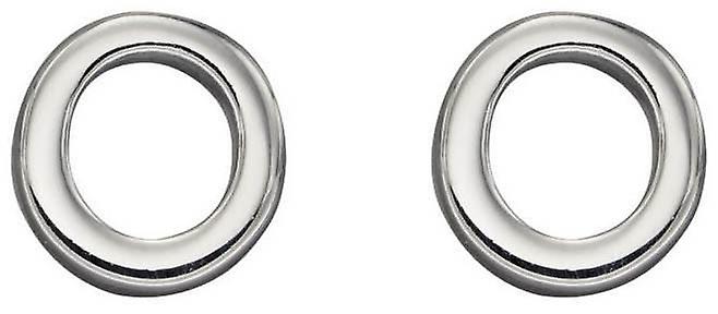 Beginnings O Initial Stud Earrings - Silver