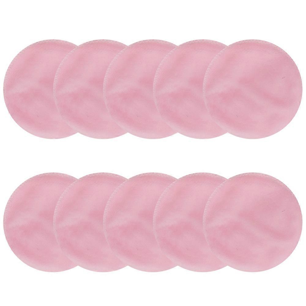 Reusable Makeup Remover Pads - 10 Pieces Soft Organic Cotton Rounds with Washable Drawstring