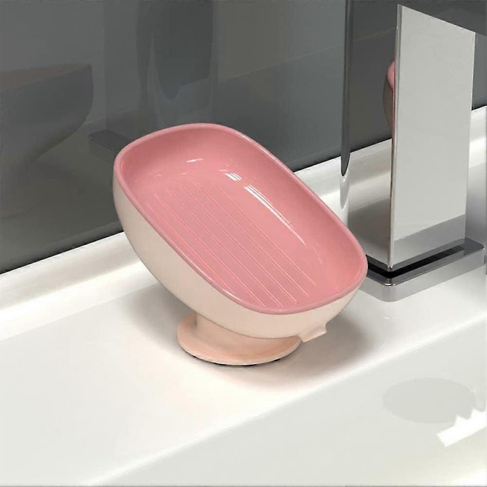 Bathroom suction cup soap dish