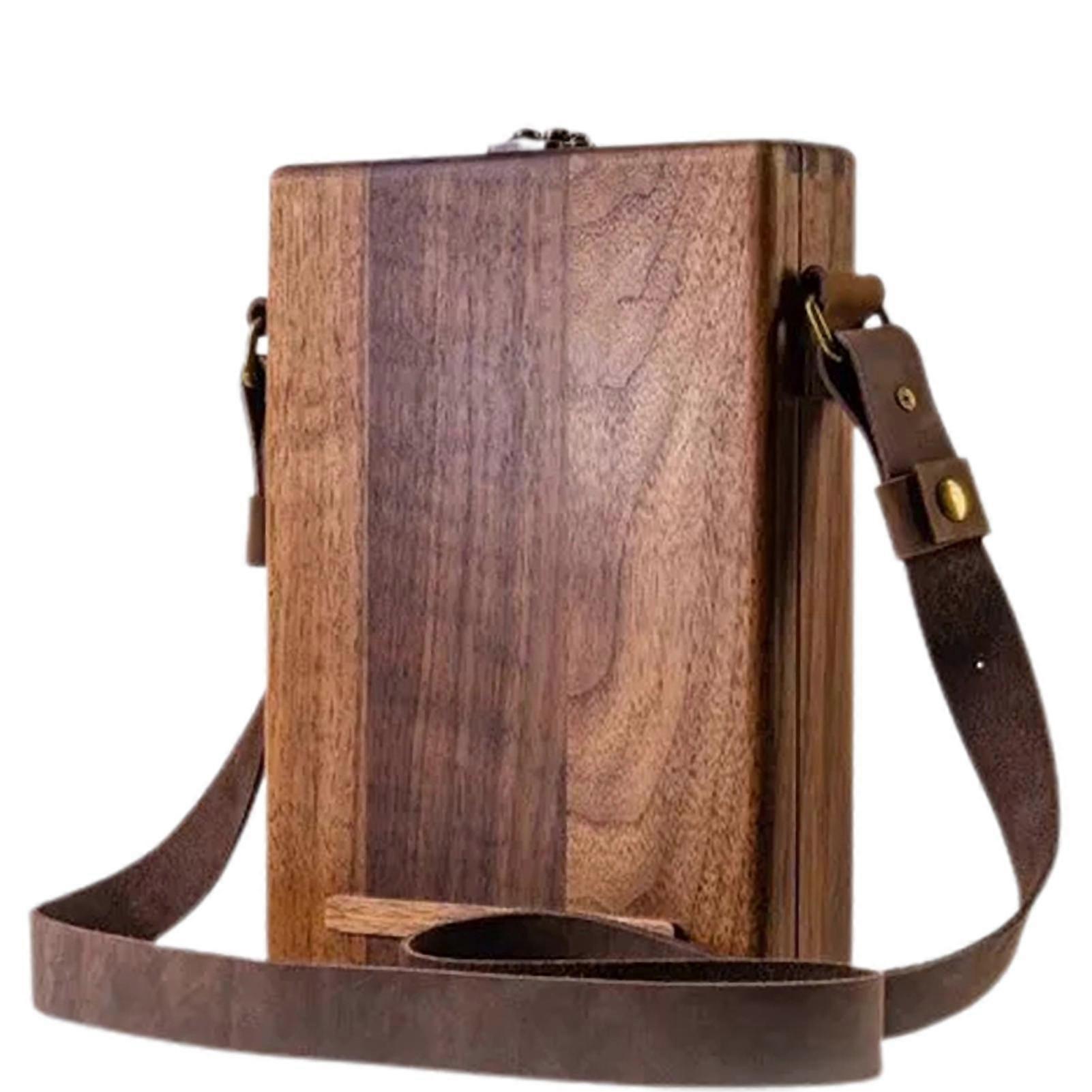 Painter Messenger Bag Wooden Box With Latch Art Creation Sketch Writing Stand