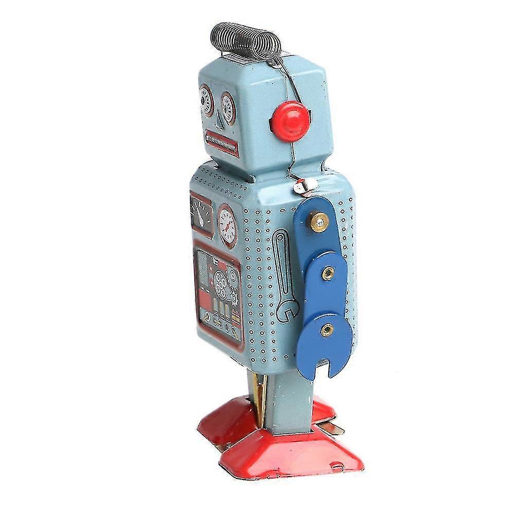 Vintage meccanico meccanico Wind Up Walking Robot Tin Toy Kids Gift Collection Robot Toy | IT