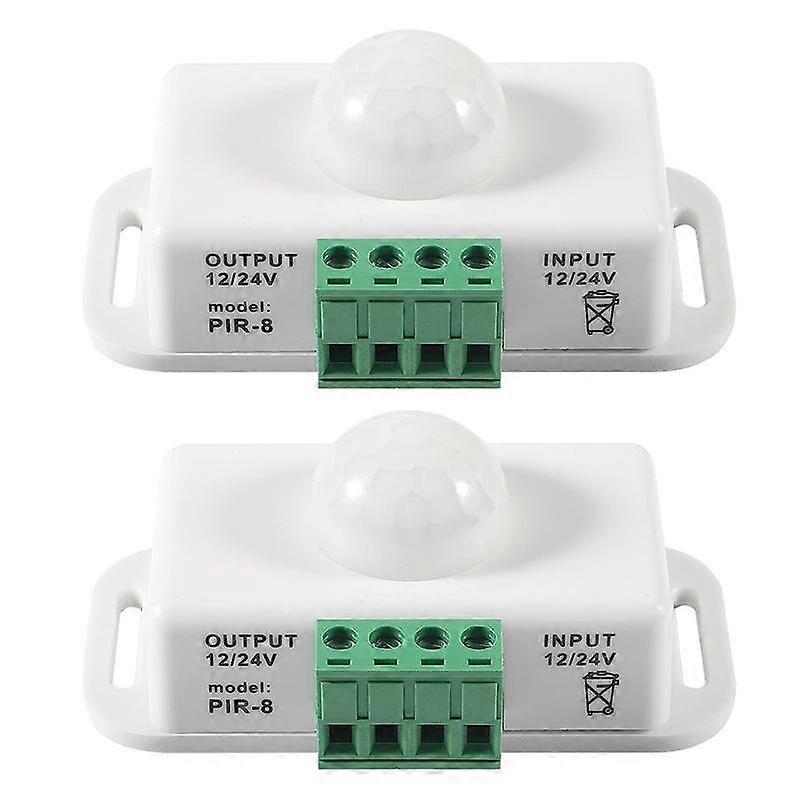 DC 12V / 24V 8A Körper-Infrarot-PIR-Bewegungssensor-Schalter LED-Lichtstreifen Automatik, PIR-Sensor LED-Bewegungssensorschalter