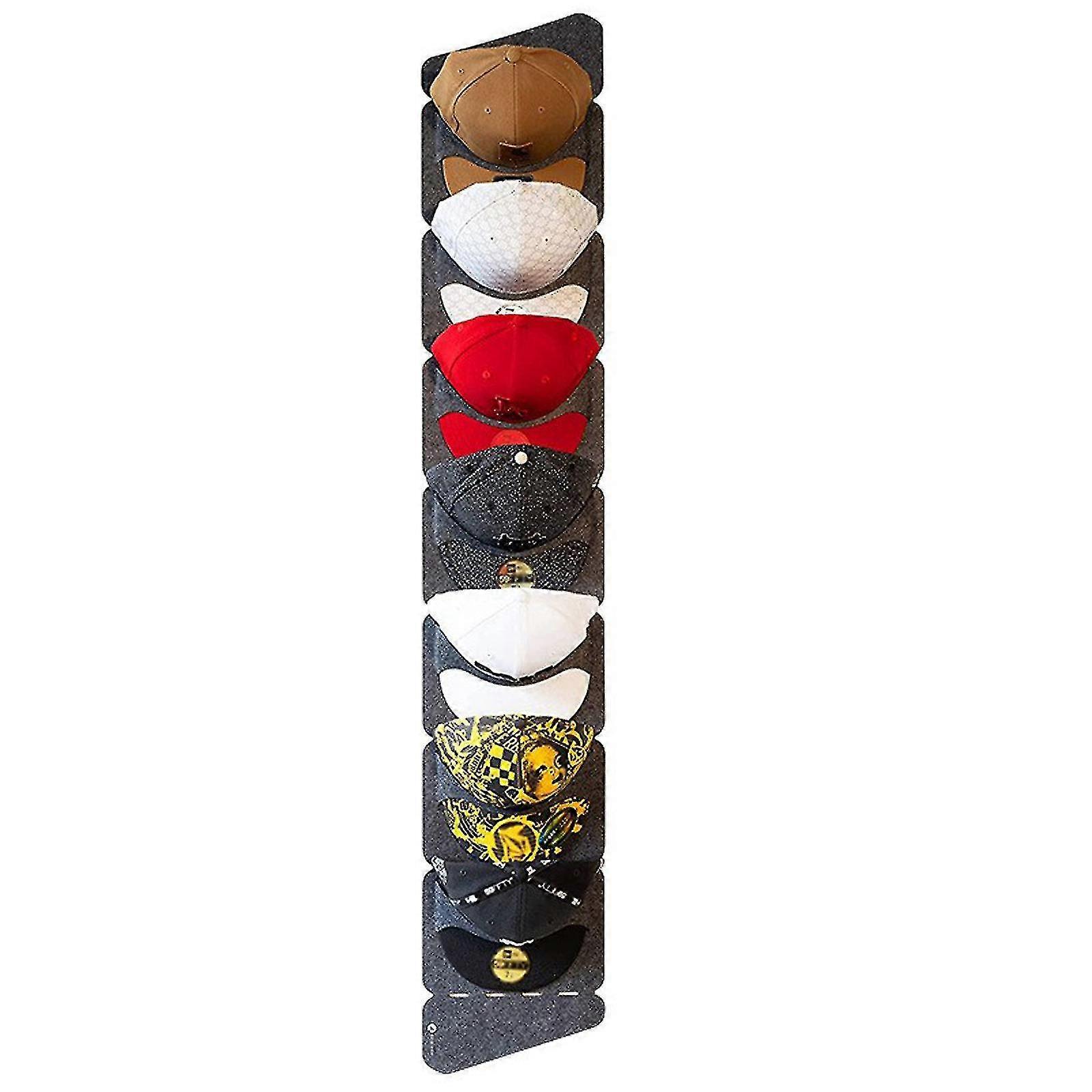 Felt Hat Rack With 14 Pocket Hat Display Holder,hat Organizer For Baseball Caps To Keep Hat Shape,cap Display Rack Storage Include Custom Hooks For Do