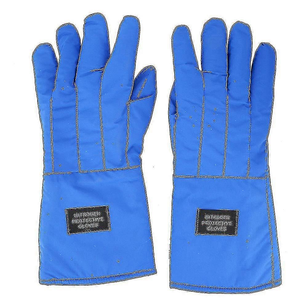 38cm Long Cryogenic Gloves Waterproof Low Temperature Resistant Liquid Nitrogen Protection