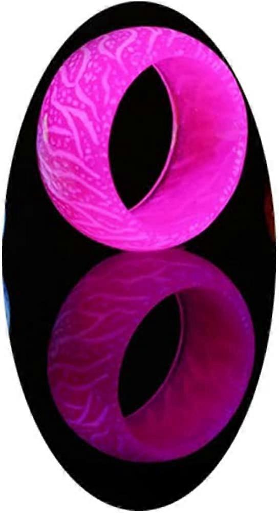 حلقات توهج في الوردي الداكن الأخضر الأزرق فينوس الجرم السماوي حلقات خاتم للنساء الرجال الفتيات الراتنج العصرية حلقة توهج الاكريليك الخواتم الجمالية للأولاد لطيف