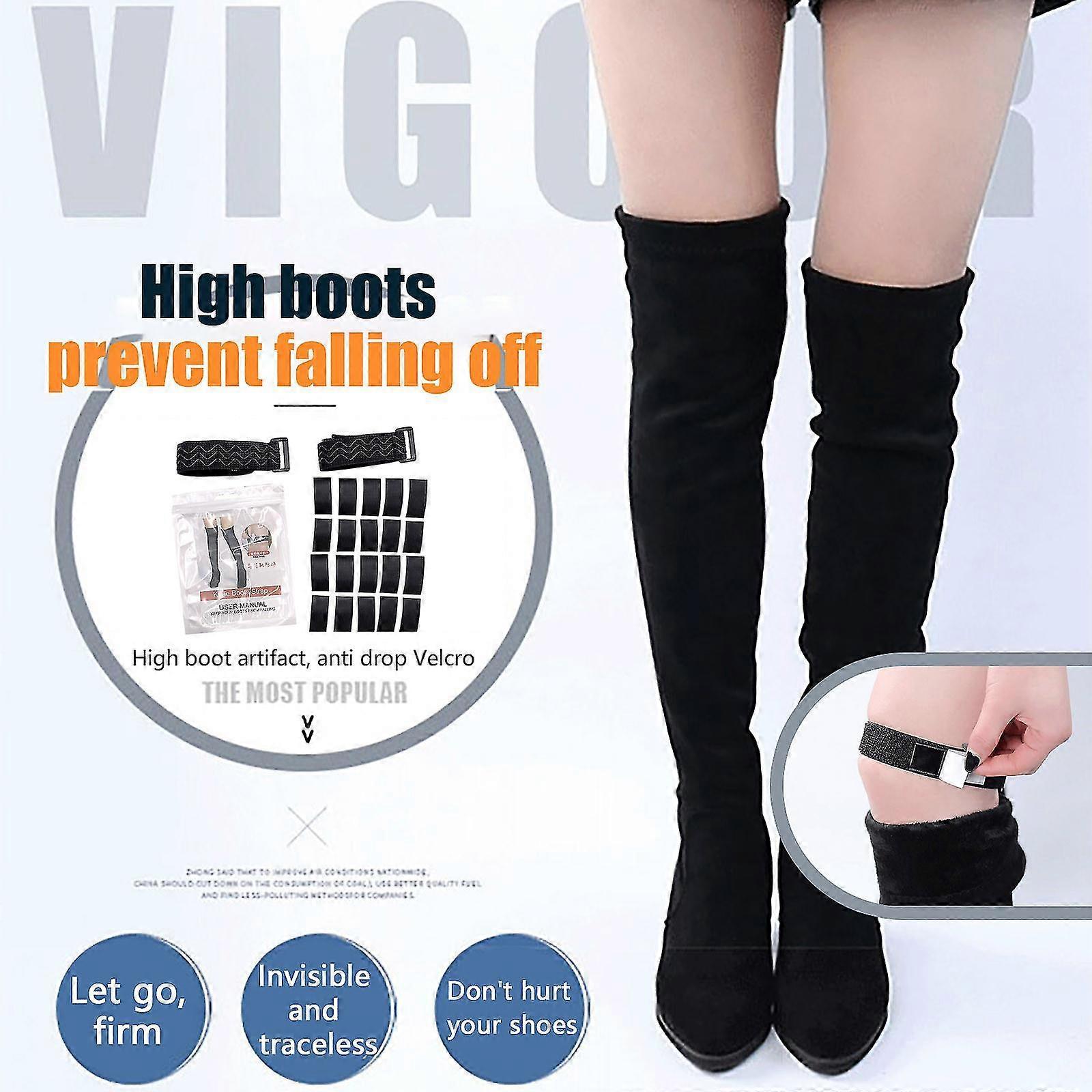 Black Friday Non-ip High Boots Straps compatible Knee-high Boots, Keep Boots Not Fall Off