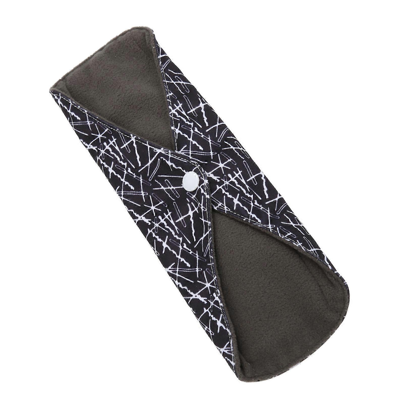Washable Reusable Women's Bamboo Carbon Fiber Menstrual Pads - Soft Eco-Friendly