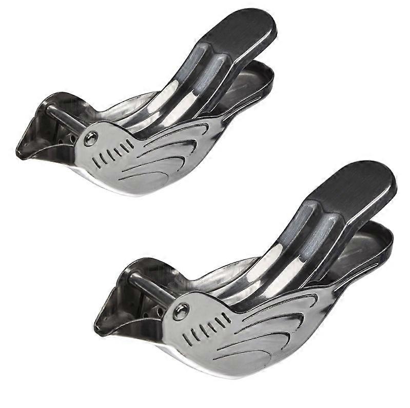 2pcsStainless steel lemon squeezer, bird shape