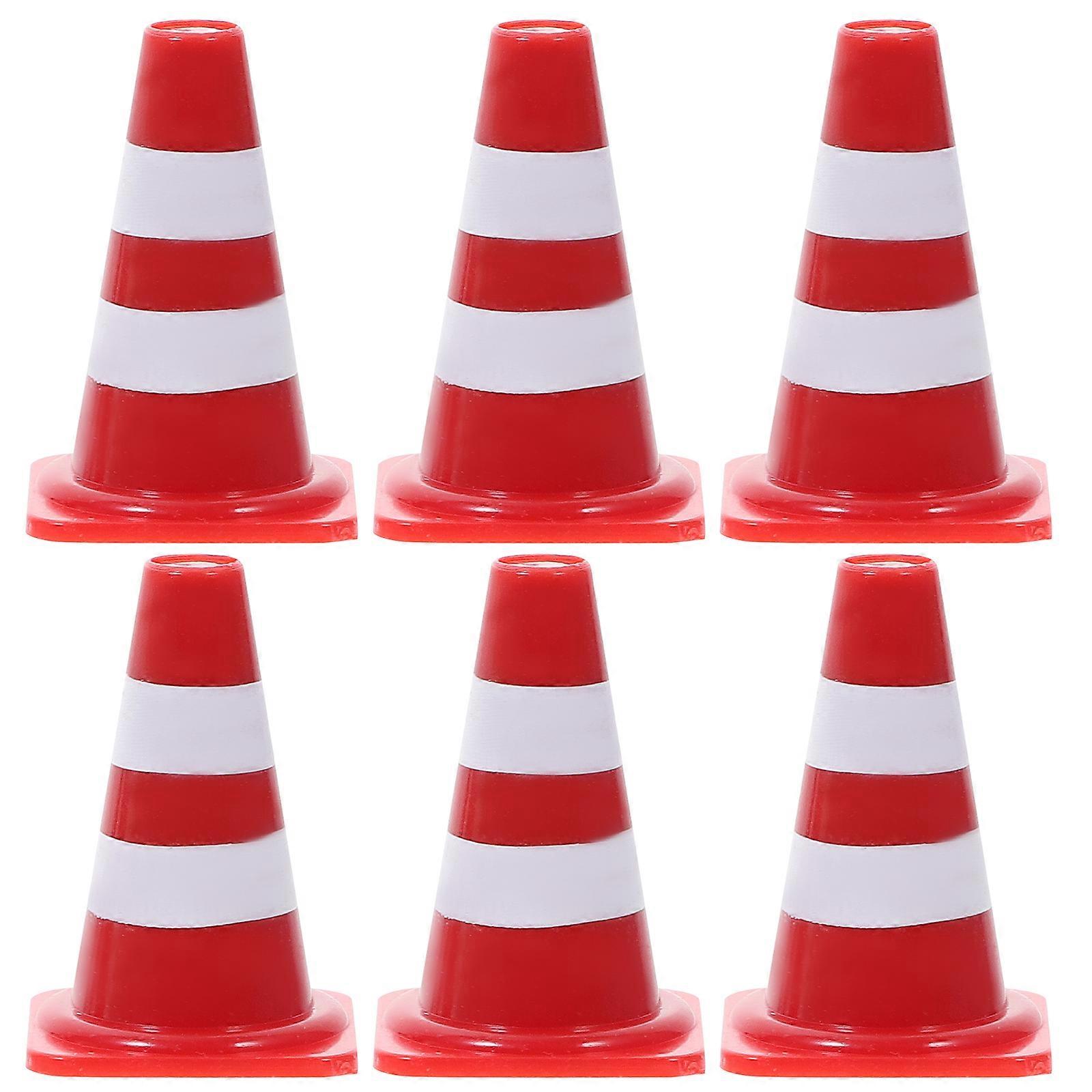 40 Pcs Poppets Enfants Cônes De Signalisation Pliable Simulation Panneaux De Signalisation Mini Cônes De Signalisation Mini Cônes De Route