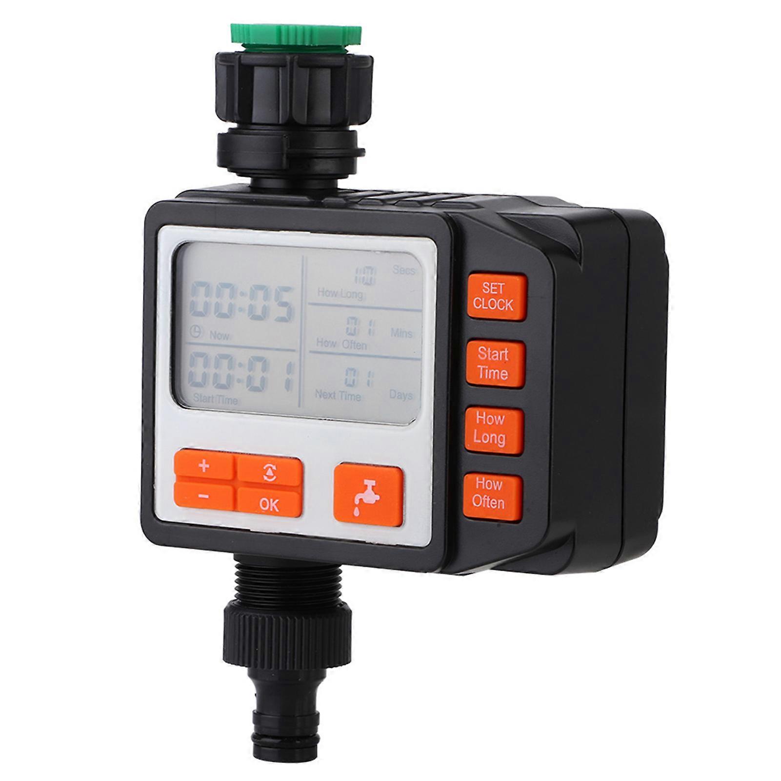 Electronic Garden Watering Timer Automatic Watering Irrigation Controller LCD Display