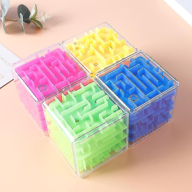 4-teilige Brieftasche Labyrinth Puzzle Geschenkbox