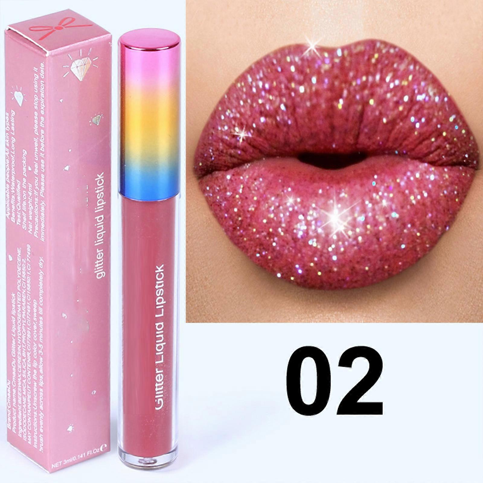 Diamond Symphony Shiny Matte Metallic Lip Gloss Lipstick 06