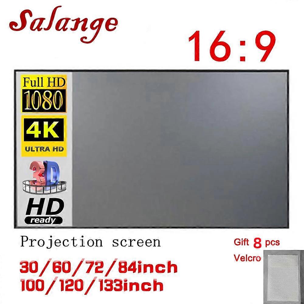 Projector Screen Fabric 100 120 inch Screen Projection Portable Reflective Cloth For XGIMI H3 H2 YG400 for Xiaomi Beamer
