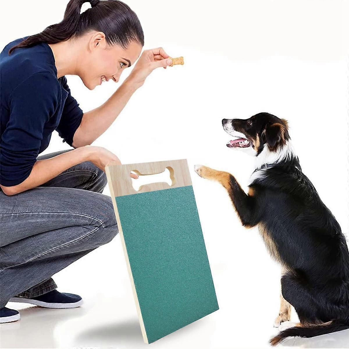 Dog Scratch Pad for Nails with Treat BoxSnack Box Scratch Board for Dog Dog Nail Grinding Trainer f