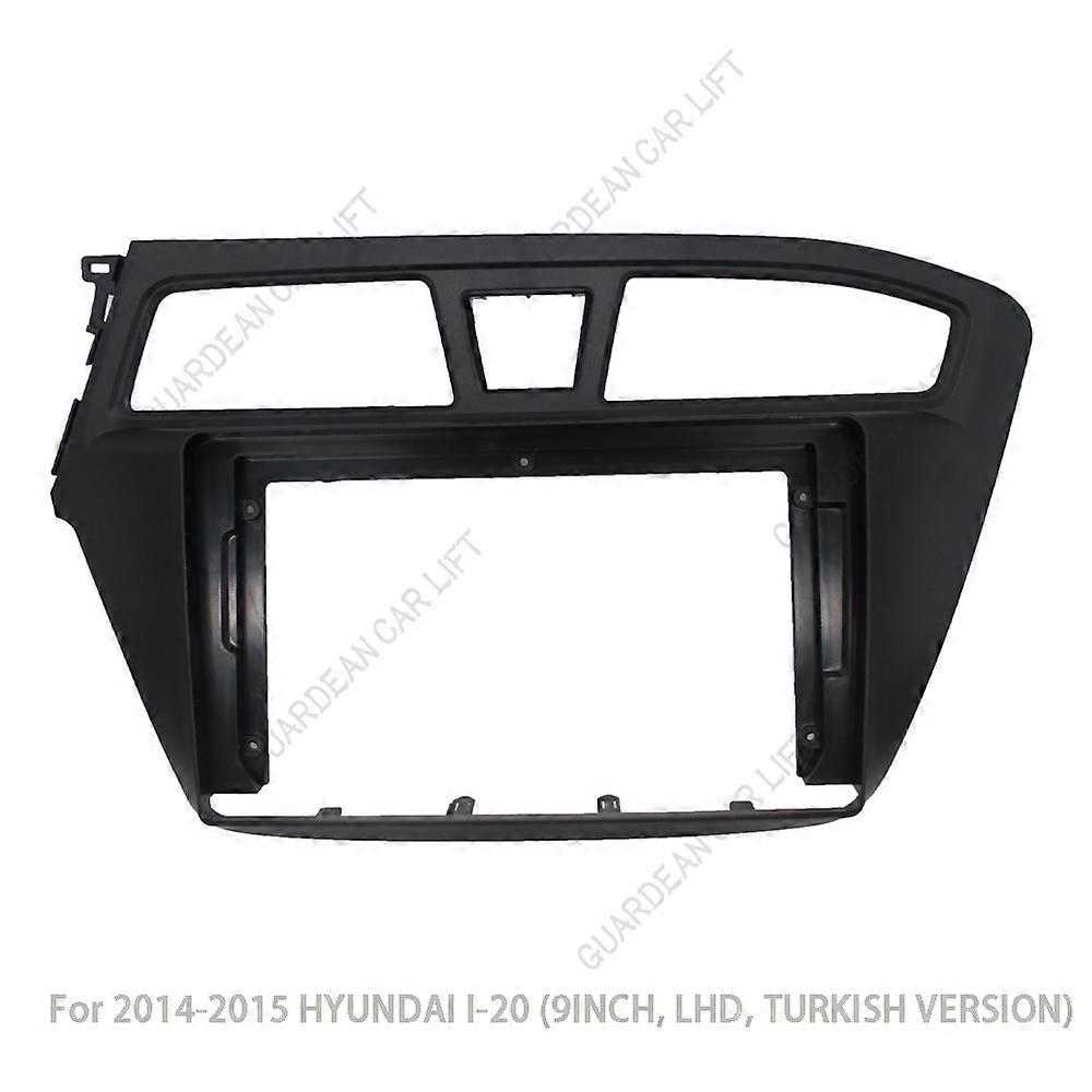 9 Inch Car Radio Fascia For Hyundai I20 2015 -2017 Android MP5 Player Panel Casing Frame 2 Din Head Unit Stereo Dash Cover Trim