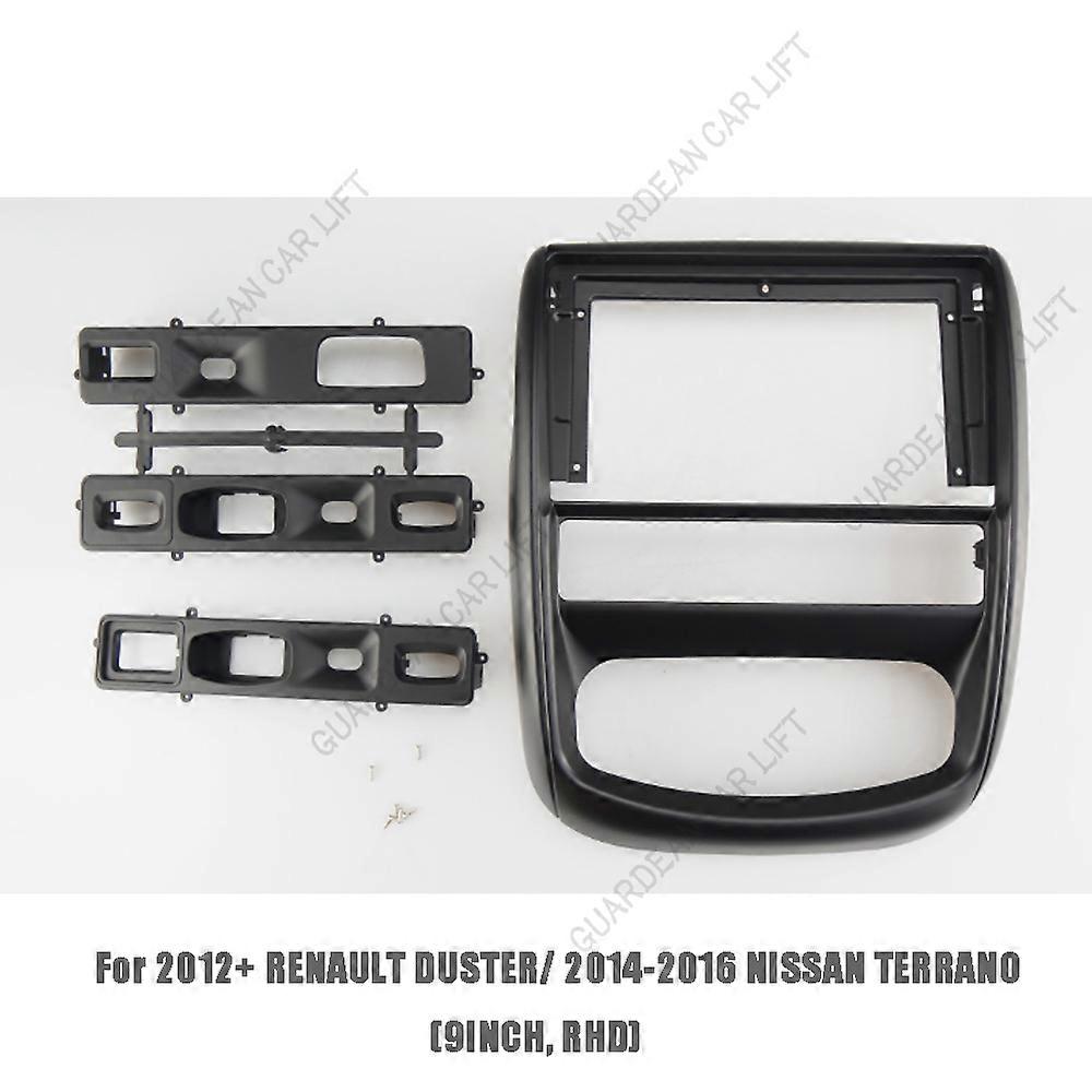 9 Inch Car Radio Fascia For RENAULT Dacia Duster 2012-2014 Android MP5 Stereo Player 2 Din Head Unit Panel Dash Frame Installat