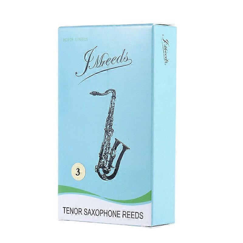 High Quality 10pcs Bb Tenor Saxophone Sax Bamboo Reeds Strength 3.0 2.5 2.0 for Option