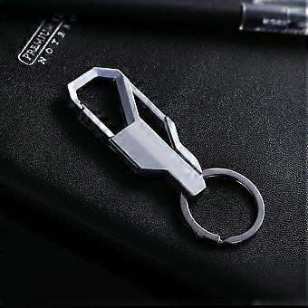 2 st Män Metall nyckelringar Metall nyckelringar Multifunktionell verktygshållare Nyckelringar Silver färg