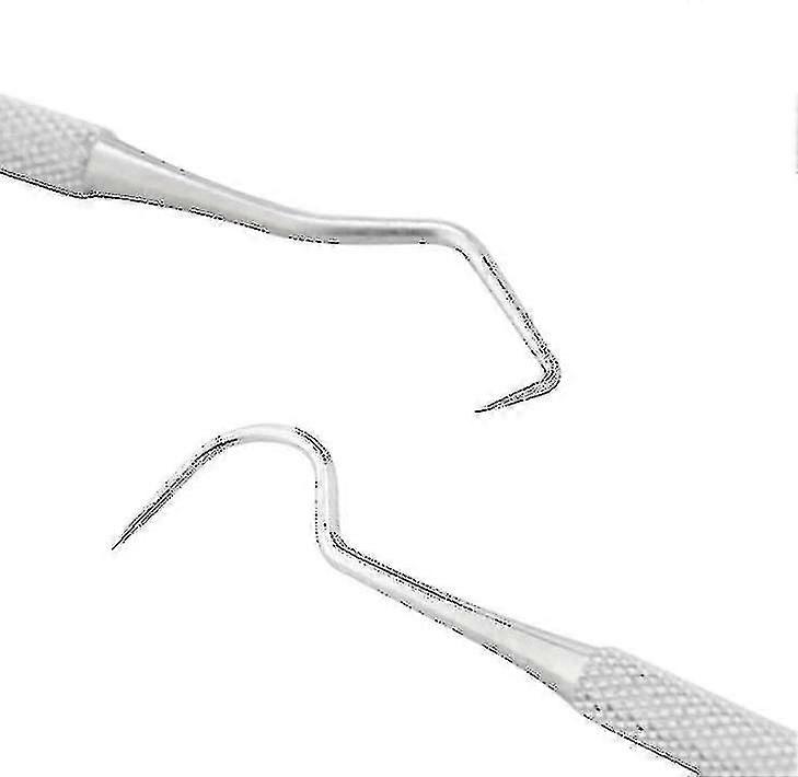 Outils de dentiste en acier inoxydable, kit de nettoyage dentaire à miroir dentaire à double tête