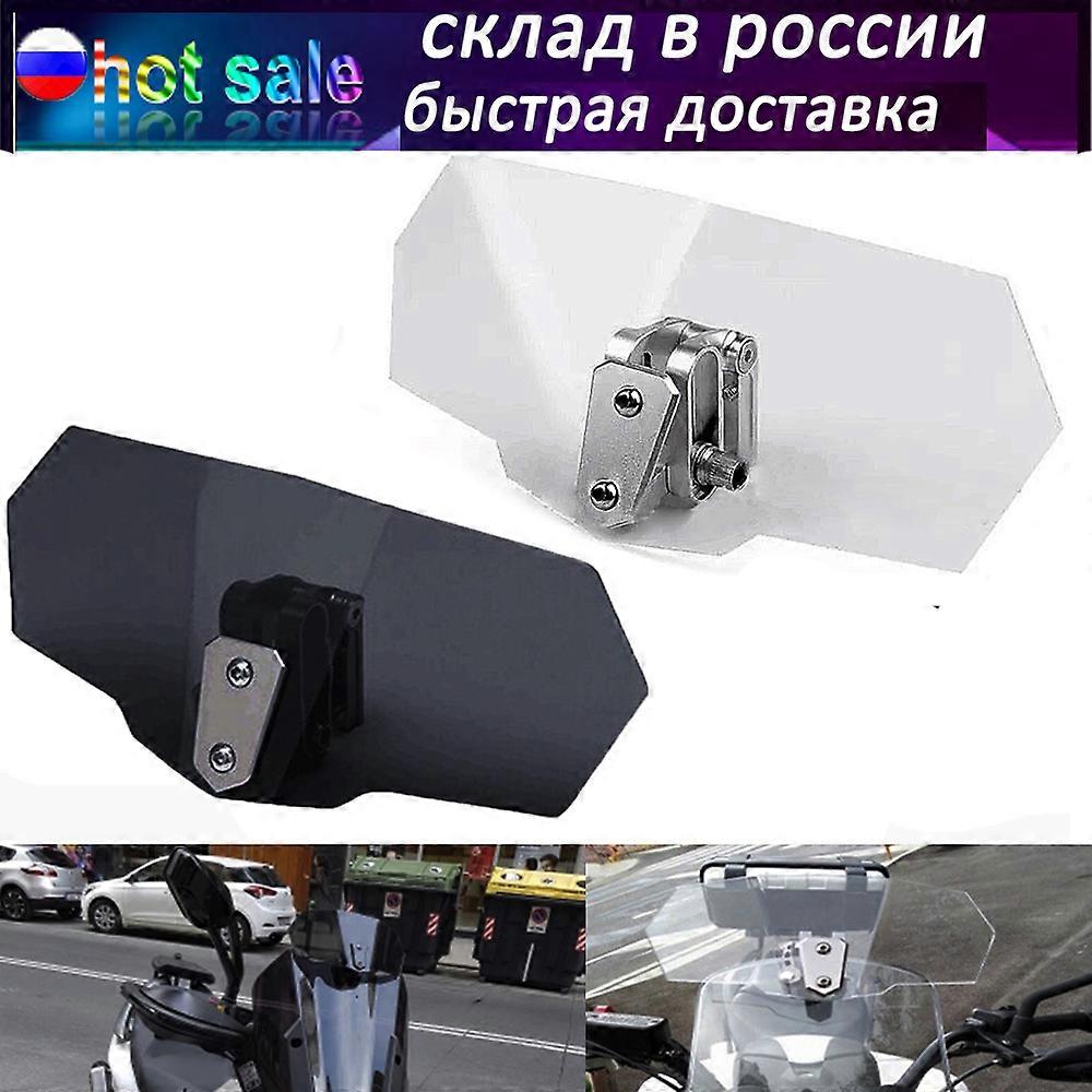 For Aprilia Victory All Windshield Model Motorcycle Universal Airflow Adjustable Bolt-On Variable Spoiler Windscreen